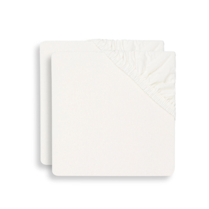 Jollein Hoeslaken Jersey 60x120cm Ivory (2pack)