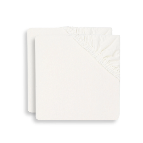 Jollein Hoeslaken Jersey 60x120cm Ivory (2pack) Jollein Hoeslaken Jersey 60x120cm Ivory (2pack)
