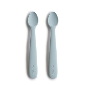 Mushie MUSHIE - BABY SPOON - POWDER BLUE (2)