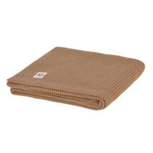 Lassig Knitted Blanket GOTS Nubs light brown 80 x 100 cm