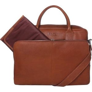 MOZZBAGS Mozz bags - luiertas vintage simply small cognac