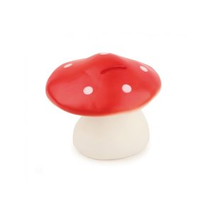 Heico Spaarpot paddenstoel 14x12 cm Rood