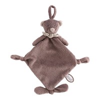 Noann tuttie - fopspeen knuffeldoek donkerbruin