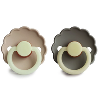 FRIGG - DAISY NIGHT - 2-PACK - LATEX - PORTOBELLO/CROISSANT