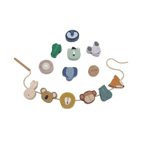 Trixie Houten dieren rijgkralen Trixie Houten dieren rijgkralen