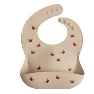Mushie Silicone bib - Butterflies