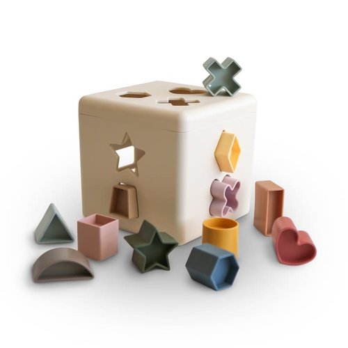 Mushie MUSHIE - SHAPE SORTING BOX