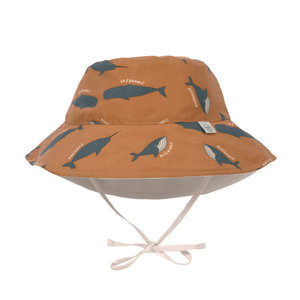 Lassig LSF Sun Protection Bucket Hat Whale caramel