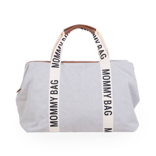 Childhome MOMMY BAG ® VERZORGINGSTAS - SIGNATURE - CANVAS - ECRU Childhome MOMMY BAG ® VERZORGINGSTAS - SIGNATURE - CANVAS - ECRU