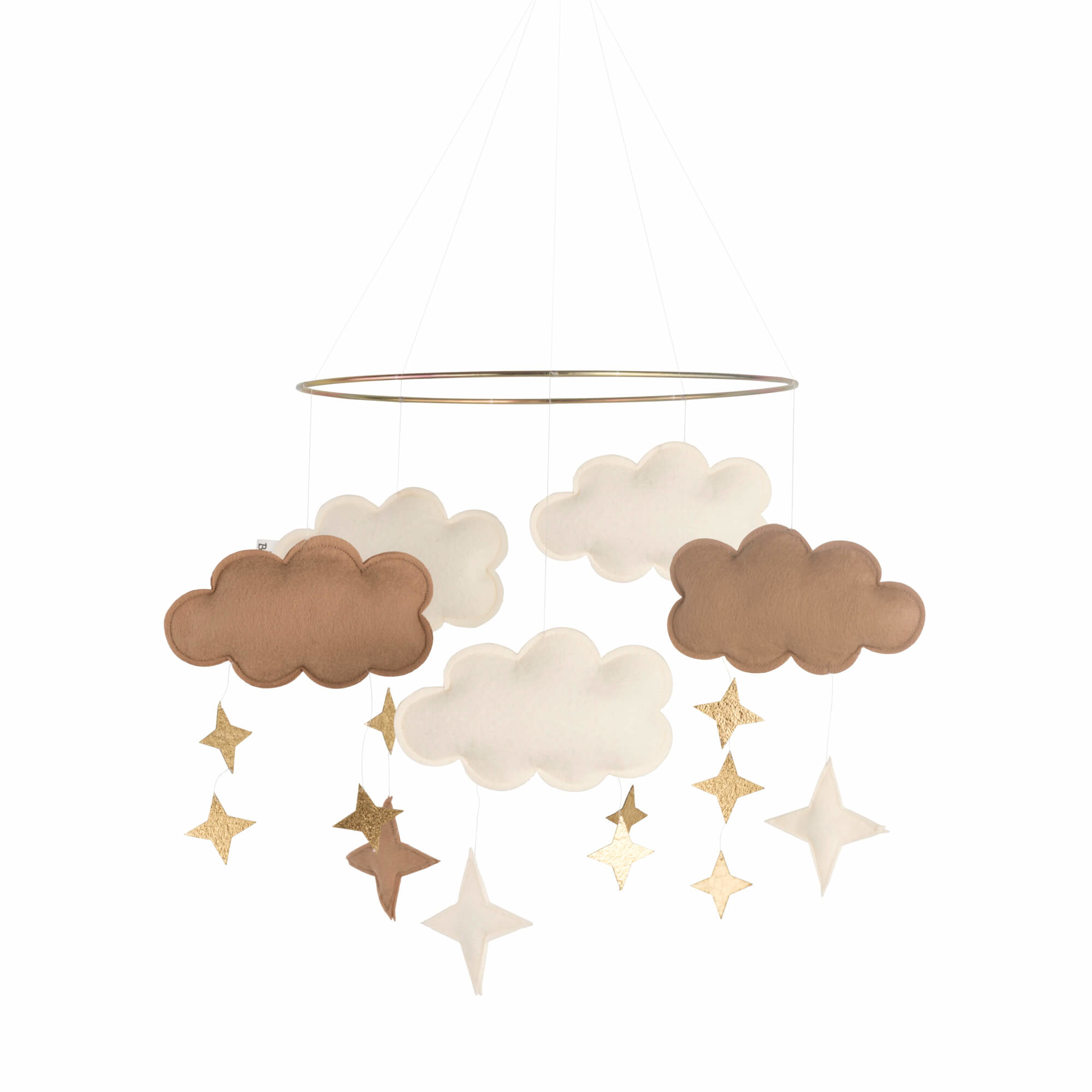 babybello Box "Fantasy Clouds" - Natural Camel - Den
