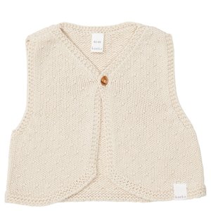 Koeka baby gilet florin - warm white