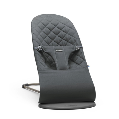 BabyBjorn BABYBJÖRN Wipstoeltje Bliss antraciet katoen BabyBjorn BABYBJÖRN Wipstoeltje Bliss antraciet katoen