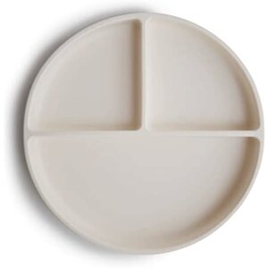 Mushie MUSHIE - SILICONE PLATE - IVORY