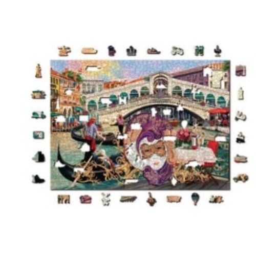 wooden city Wooden City Puzzel - Venice Carnaval