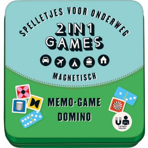 NVT Magnetisch reissspel 2 in 1 memory en domino