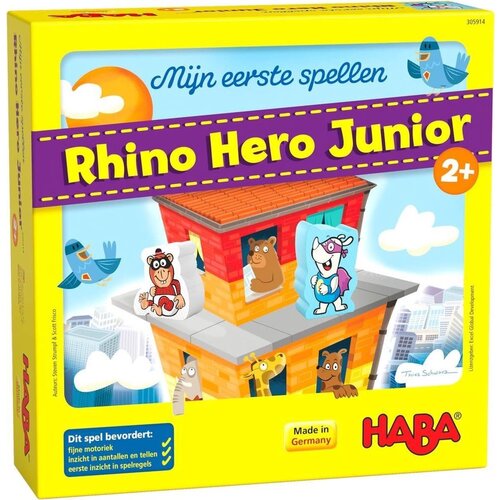 HABA 'Rhino Hero Junior' spel van Haba