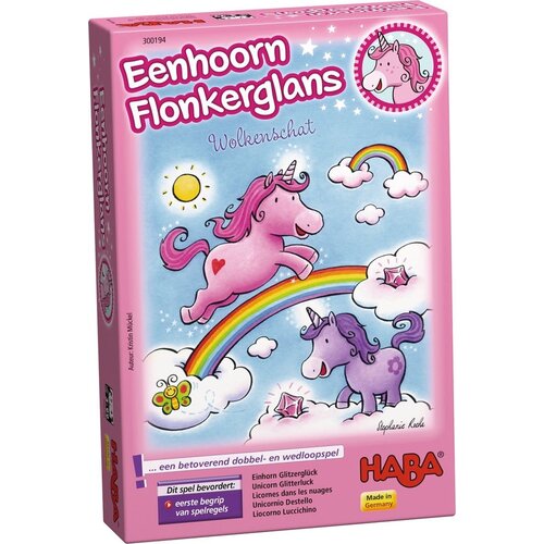 HABA Spel - Eenhoorn Flonkerglans 'De wolkenschat'
