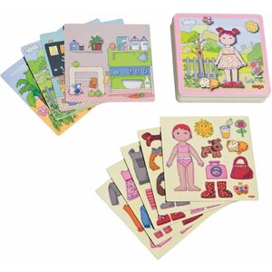 HABA Magneetspeldoos Aankleedpop Lilli HABA Magneetspeldoos Aankleedpop Lilli