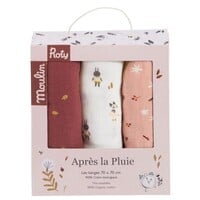 Set van 3 luierdoeken Après la Pluie