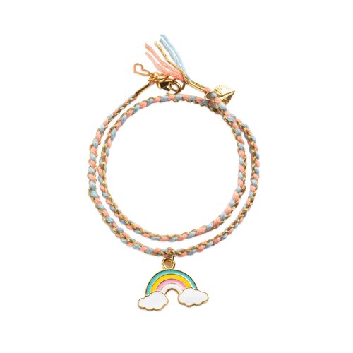 Djeco You&Me - Armbandjes maken 'Kumihimo regenboog' (+8j)