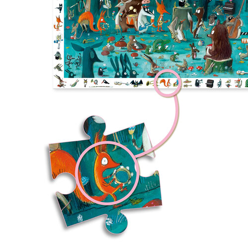 Djeco Observatiepuzzel 'Het orkest' 35 st