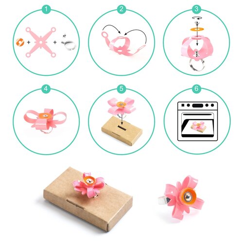 Djeco Artistic Plastic - Ringen maken (7-12j)