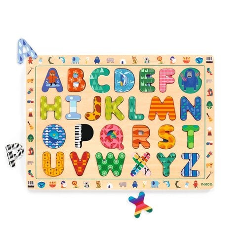 Djeco Inlegpuzzel letters