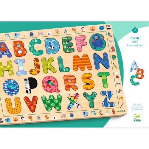 Djeco Inlegpuzzel letters