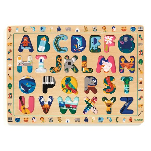 Djeco Inlegpuzzel letters