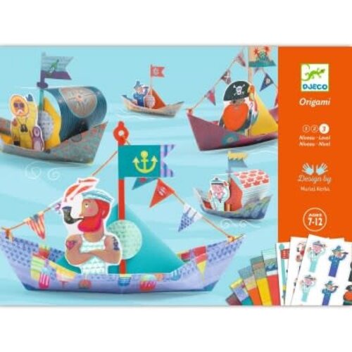 Djeco Knutselpakket - Origami 'bootjes' (7-12j)