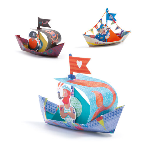 Djeco Knutselpakket - Origami 'bootjes' (7-12j)