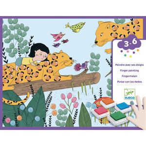 Djeco Knutseldoos - Vingerverf 'Aangeraakt' (3-6j)