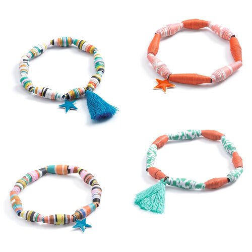 Djeco DIY - Armbandjes van papier 'knal en pittig' (7-12j)