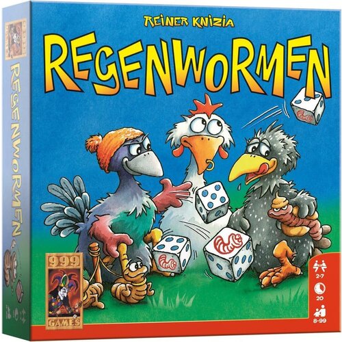 999 Games Regenwormen - dobbelspel