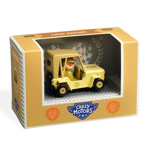 Djeco Lion Safari Crazy Motors