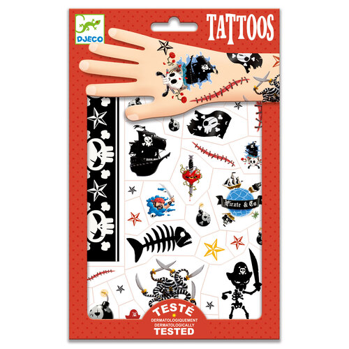 Djeco Tatoeages 'Piraten' Djeco Tatoeages 'Piraten'