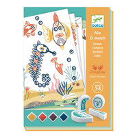 Knutseldoos - Stempelen 'Verrassende dieren' (5-8j)