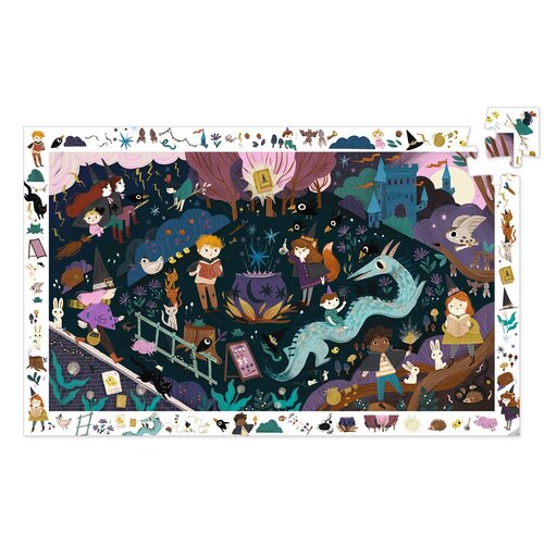 Djeco Observatiepuzzel Heksenleerling 54 st