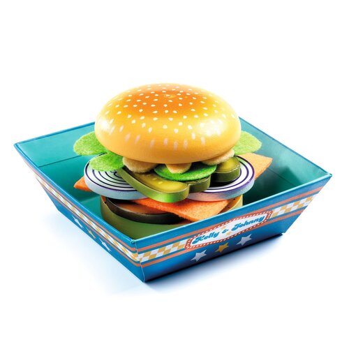Djeco Rollenspel - Kelly & Johnny "Hamburgers" (+3)