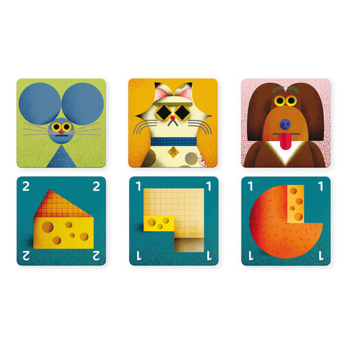 Djeco Kaartspel 'Cheese Rescue' van Djeco