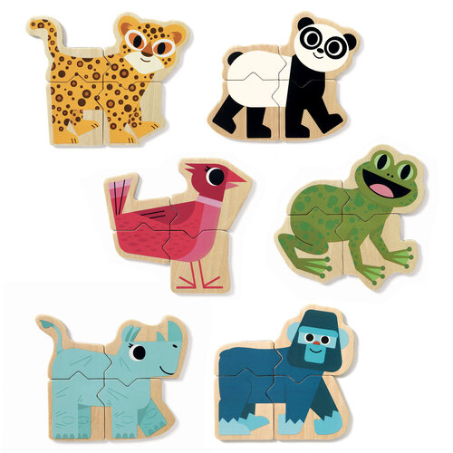 Djeco Magnetische Puzzel - Mixanimo (+2)