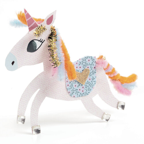 Djeco Knutseldoos - Creativity box 'Eenhoorn' (5-8j)