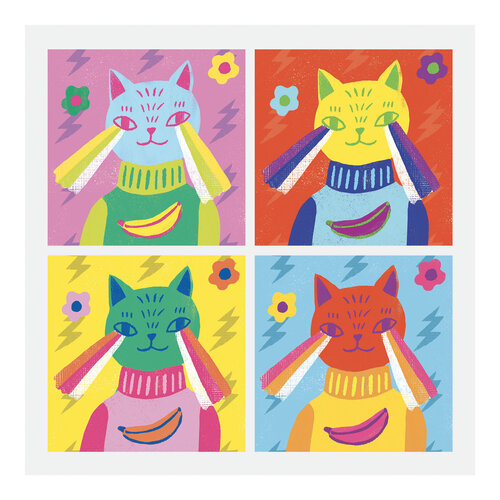 Djeco Tekenpakket 'Andy Warhol' van Djeco