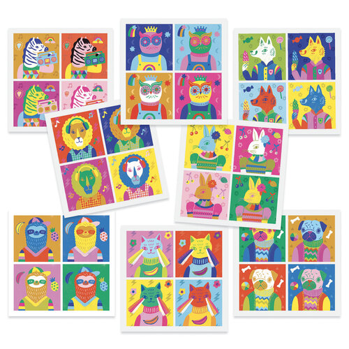Djeco Tekenpakket 'Andy Warhol' van Djeco