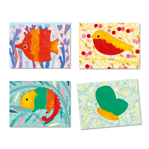 Djeco Knutseldoos - Makkelijk en schoon schilderen 'kliederen voor kleintjes' (+18m)