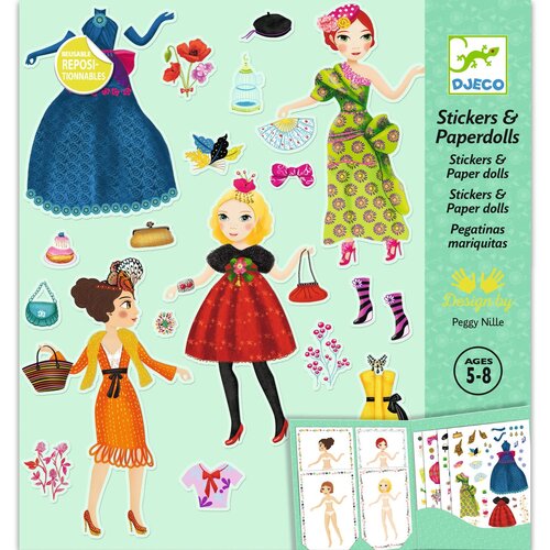 Djeco Stickers 'mode'