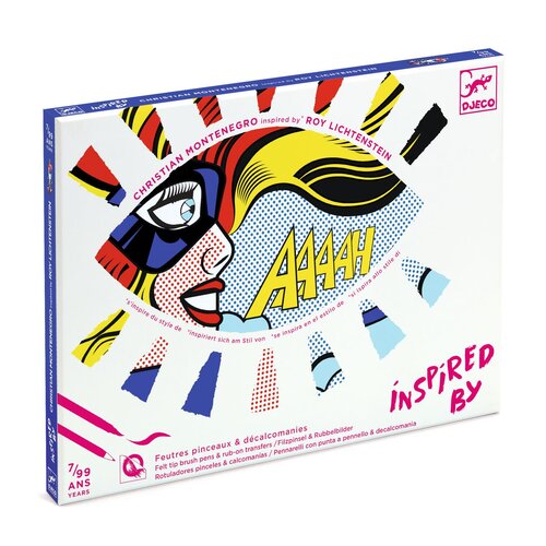 Djeco Tekenpakket 'Roy Lichtenstein' Heroes Djeco Tekenpakket 'Roy Lichtenstein' Heroes
