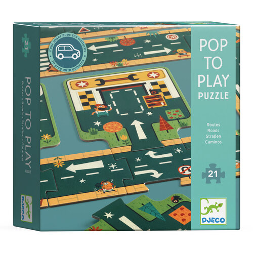 Djeco Djeco puzzel autoweg 21 st
