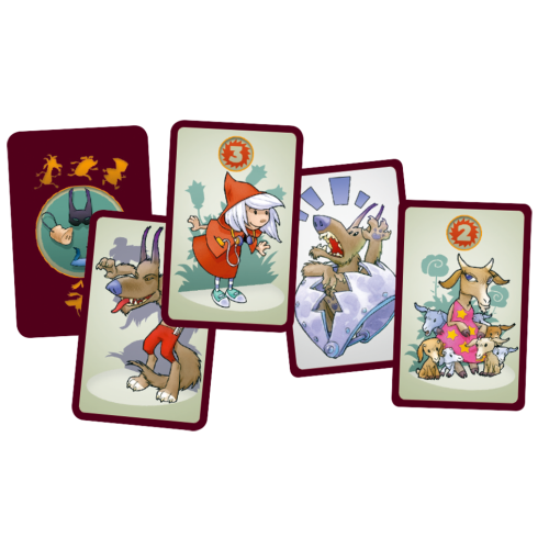 999 Games De boze wolf kaartspel