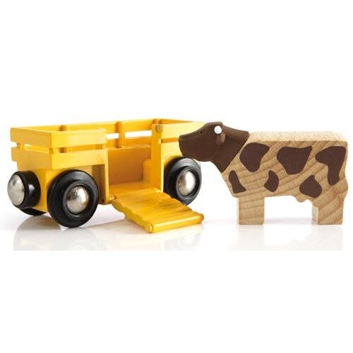 Brio Wagon met koe